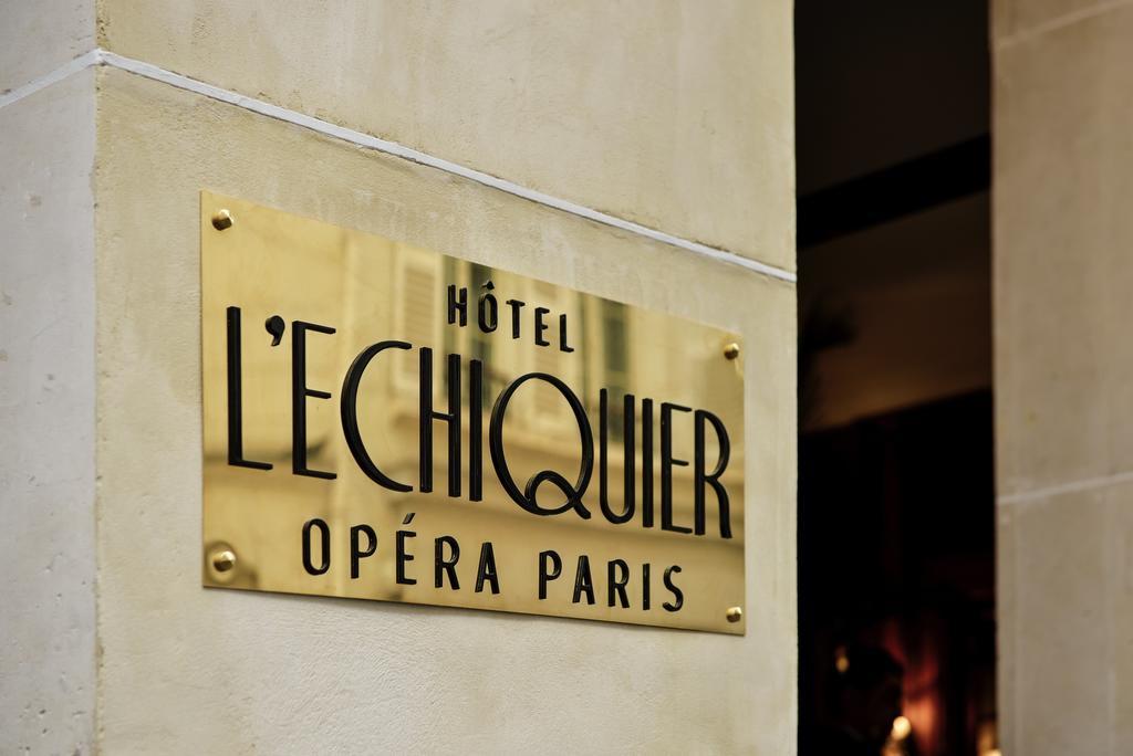Hotel L'Echiquier Opera Paris - Mgallery Экстерьер фото
